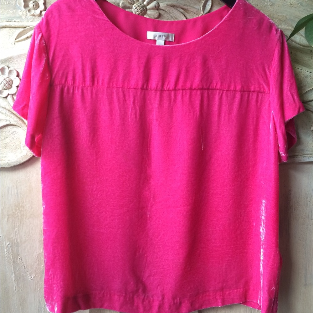 J.Crew Pink Velvet
